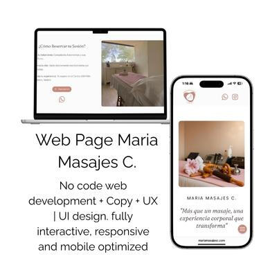 Develop a solid brand foundation and operational and responsive web page for a wellness professional